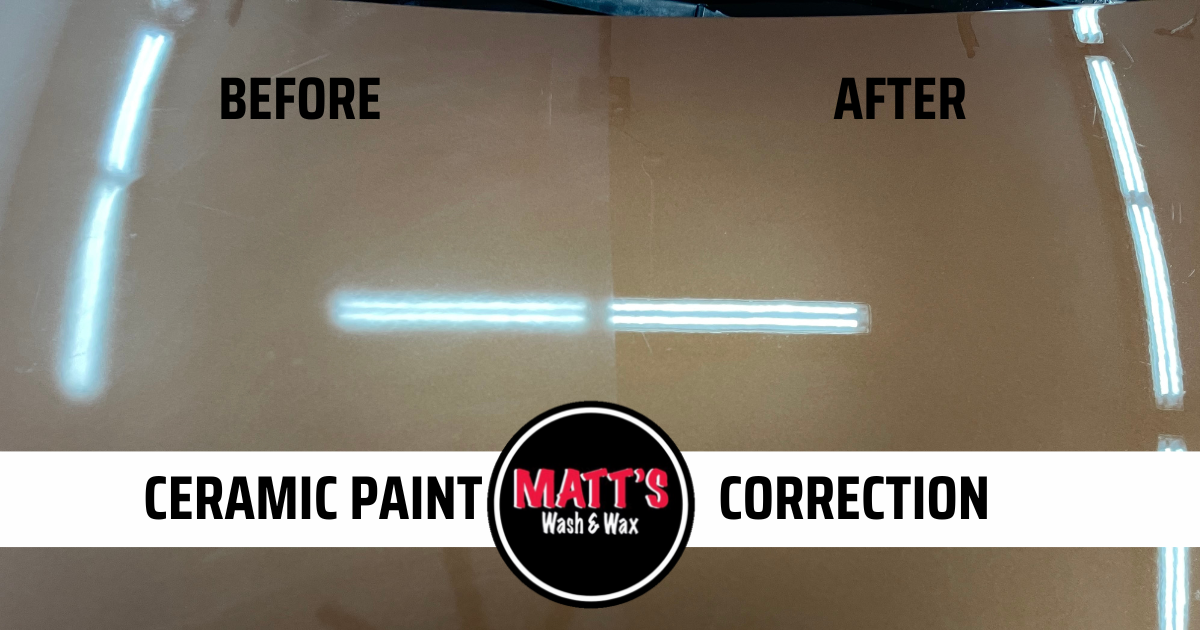 Before & After of Vehicle Paint Correction